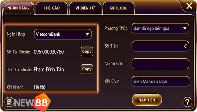 Rút tiền từ blog Ue9 về tài khoản của bạn - Ue9